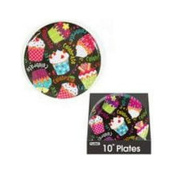 Round Melamine Birthday Plates (8"" Diameter) Case Pack 36