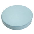thumbnail image 1 of Round Memory Foam Chair Cushion Circle Bar Stool Pad Detachable Chair Seat Cushion with Removable Cover and Rubber Back Anti Slip Kitchen Dining Chair Pad 13 Inches(Light Blue), 1 of 6