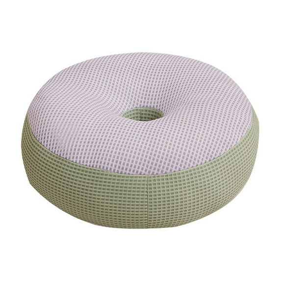 Round Memory Foam Cushion 16/18 Inch Thick Soft Chair Pad for Kitchen Patio, Non-Slip Floor Pillow Multi-Person Use