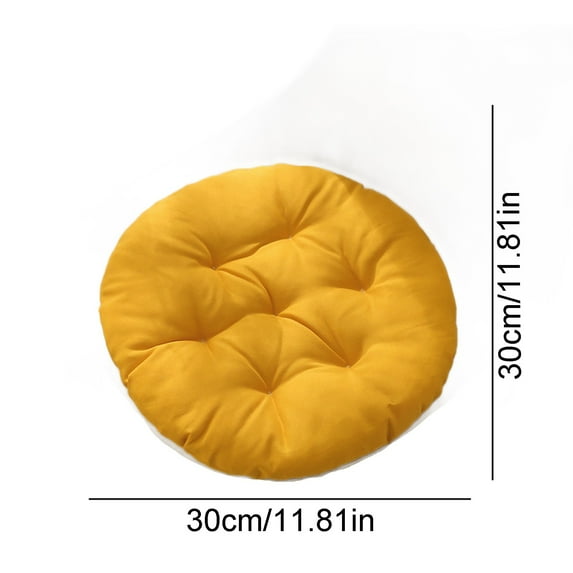 Round Memory Foam Seat Cushion 12x12 Inch Breathable, Non-Slip Chair Pad for Office & Campus, Compact Design