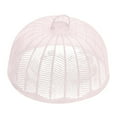 thumbnail image 1 of Round Mesh Food Cover for Tabletop, Summer Dining Table Cover for Rice, Fruit, And Dishes Pink, 1 of 2