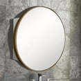 thumbnail image 1 of Round Metal Frame Medicine Cabinet, Brushed Gold, 1 of 1