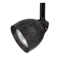 thumbnail image 1 of Round Metal Mesh Shade Track Light Head and Frame, Black- Saltoro Sherpi, 1 of 5