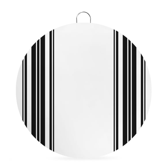 Round Metal Signs for Outside Black Stripes Tin Signs Stainless Steel Hook Welcome Home Sign Plaque Simple Style Metal Sign for Front Door Porch Indoor Outdoor Hanging Wall Decor Gifts 6 Inch