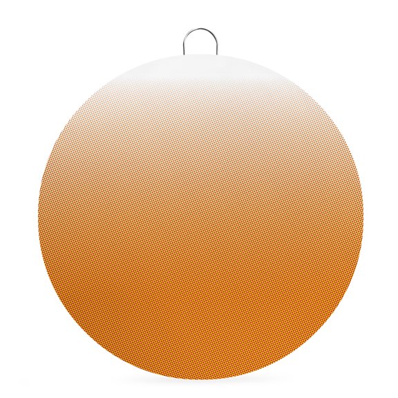 Round Metal Signs for Outside Orange Polka Dots Ombre Tin Signs Stainless Steel Hook Welcome Home Sign Plaque Gradient Gradual Color Metal Sign for Front Door Porch Hanging Wall Decor Gifts 6 Inch