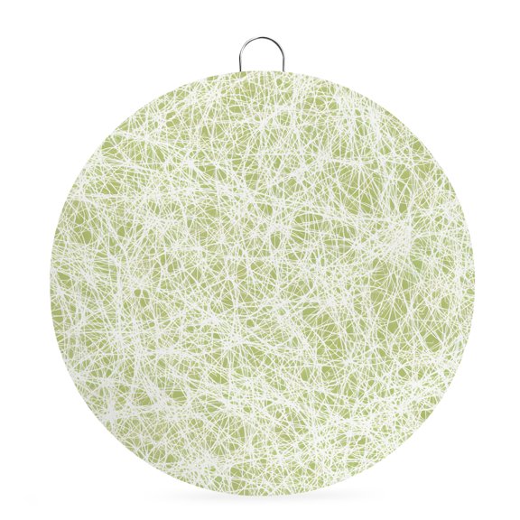 Round Metal Signs for Outside Sage Green Fibers Cobweb Tin Signs Stainless Steel Hook Welcome Home Sign Plaque Abstract Twist Lines Metal Sign for Front Door Porch Hanging Wall Decor Gifts 6 Inch