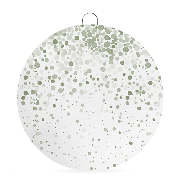 Round Metal Signs for Outside Sage Green Polka Dot Tin Signs Stainless Steel Hook Welcome Home Sign Plaque Abstract Art Metal Sign for Front Door Porch Indoor Outdoor Hanging Wall Decor Gifts 6 Inch