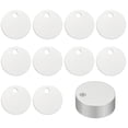 thumbnail image 1 of Uxcell Metal Round Stamping Blanks Tags for Engraving and Crafting Projects Silver 0.8", 1 of 7