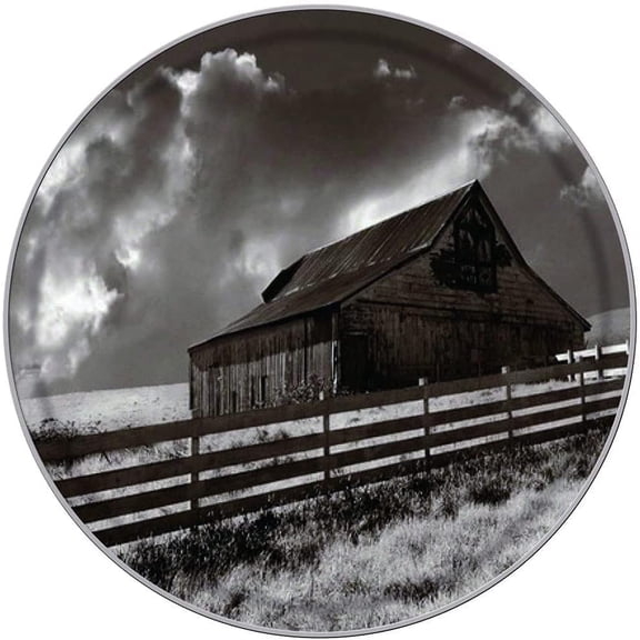 Round Metal Tin Sign Wall Decor Plaque Barn Farmhouse Rustic Wreath Sign Suitable For Home Garden Kitchen Bar Culb Cafe Restaurant Garage Retro Vintage 8x8 Inch