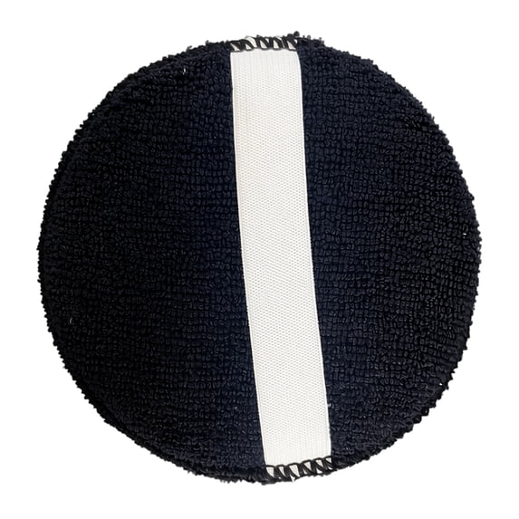 Round Microfiber Car Polishing Waxing Sponge Pad with Elastic Hand Strap for Auto Cleaning Detailing Applicator