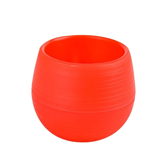 Round Mini Plastic Succulent Planter Pot, Colorful Small Desktop Flower Container, Lightweight Nursery Plant Pot For Cactus, Herb, Bonsai, Ideal For Home, Office, Balcony And Indoor Desktop Decor