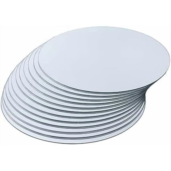 Round Mirror Centerpieces - Set of 12, 2mm Thick 12" Glass Mirrors for Tables, Candle Plate, Decorative Tiles, Craft, Vanity, Party Dcor, Wedding Tables & Reception,