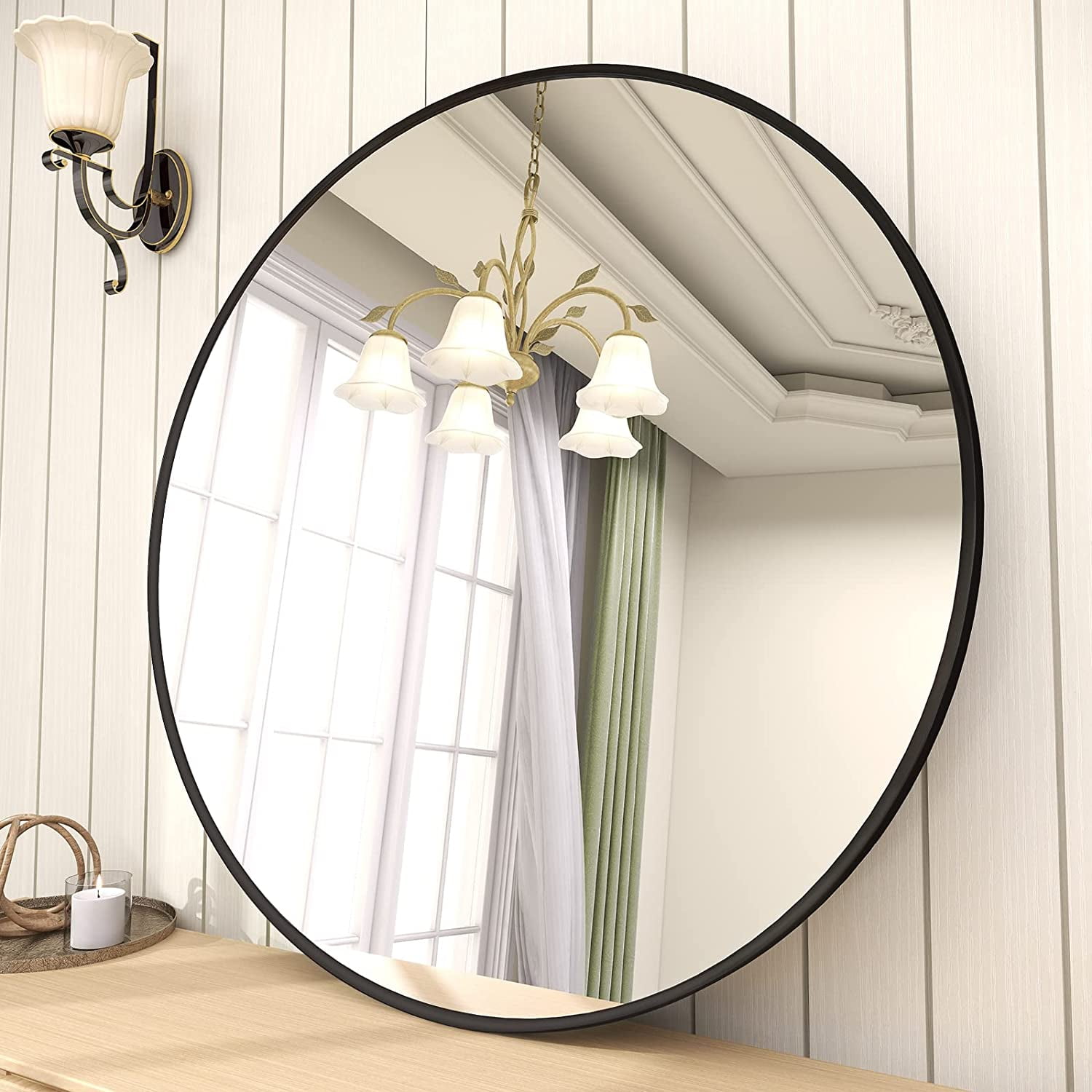 Round Mirror Metal Frame