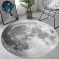 thumbnail image 1 of Round Moon Rug, Moon Rug 3x3 ft, 1 of 2