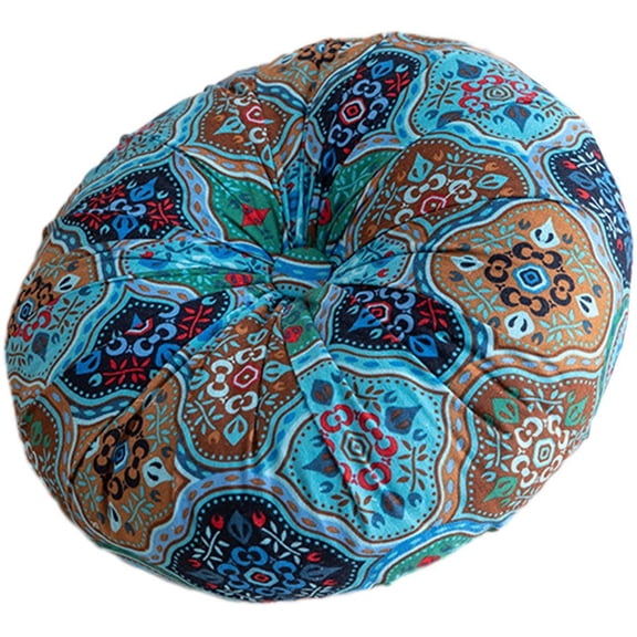 Round Moroccan Elastic Soft Cushion Floor Sofa Seat Cushion Chair Cushions Bohemian Meditation Cushion Tatami Pads for Home Office Chair Sofa Decor
