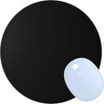 thumbnail image 1 of Round Mouse Pad, 8.7 x 8.7 Inch Premium-Textured Washable Non-Slip Rubber Base Cute Small Mouse Mat with Stitched Edge for Women Wireless Computer Laptop Gaming Desk Accessories, Black, 1 of 6
