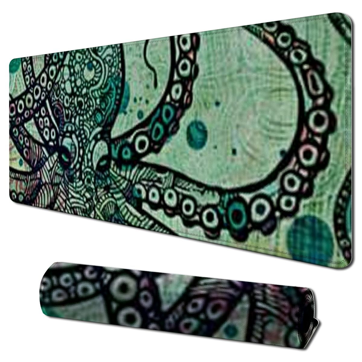 Round Mouse Pad, Color Printed Mousepad Round Non Slip Rubber Mouse pad