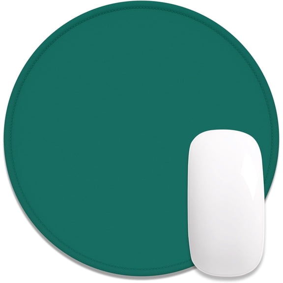Round Mouse Pad, Cute Small Computer Mouse Mat, Personalized Pattern, Stitched Edge, Non-Slip Rubber, Washable Mousepad Cloth for Wireless Mouse