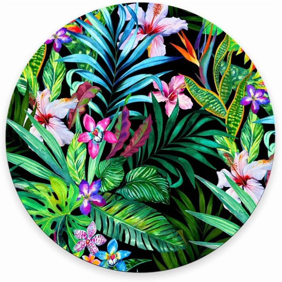 Round Mouse Pad , Personalized Premium-Textured Custom Mouse Mat Design, Washable Mousepad Cloth, Non-Slip Rubber Base Computer Mouse Pads for Wireless Mouse