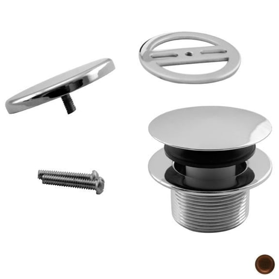 Round Mushroom Tip Toe Trim Set - Antique Bronze