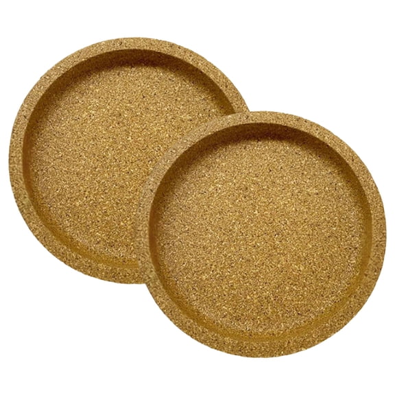 Upgraded Round Cork Heat Insulation Coasters Non Slip Wooden Cup Holder Practical Home Kitchen Table Protective Mats