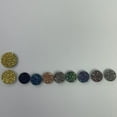 thumbnail image 1 of Round Natural Druzy / Drusy Quartz Gemstones Multicolors and Assorted Sizes 10mm 12mm 13mm, 1 of 10