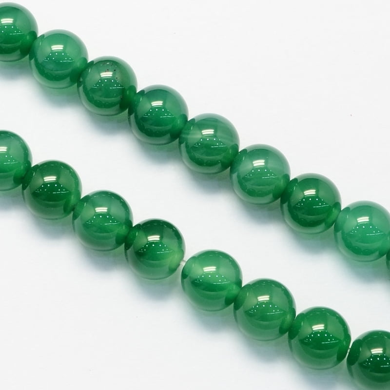 Round Natural Dyed & Heated Green Onyx Agate Beads Strands 6mm Hole: 1.5mm about 63pcs/strand 15.7 inch