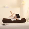 thumbnail image 1 of Round Neck Pillow,Roll Cervical Support Pillows,Neck Pain Relief Cylinder Bolster Pillows with Removable Washable Cover,Round Neck Support for Bed,Legs,Back，Knees and Yoga, 1 of 7