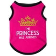 thumbnail image 1 of Round Neck Puppy Clothes - Letter Printed Fashion Pet Vest - Sleeveless Cat Costume for Stylish Pets, 1 of 8