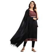 Round Neck Yarn-dyed Kurta - Condovan-X Large