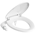 thumbnail image 1 of Round Non-Electric Bidet Toilet Seat, Bidet Attachment for Toilet with Self-Cleaning Nozzles, Slow Close Toilet Seat,Quick-Release Easy DIY Installation, Feminine Cleaning | 17" White Quiet-Close, 1 of 9