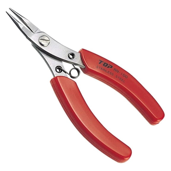 Round Nose Pliers 5 Inch, Japanese Stainless Steel Precision Long Nose Pliers - Spring Loaded, Heavy Duty Craft Jewelry Making Tool for Electronics, Fishing & Model Building