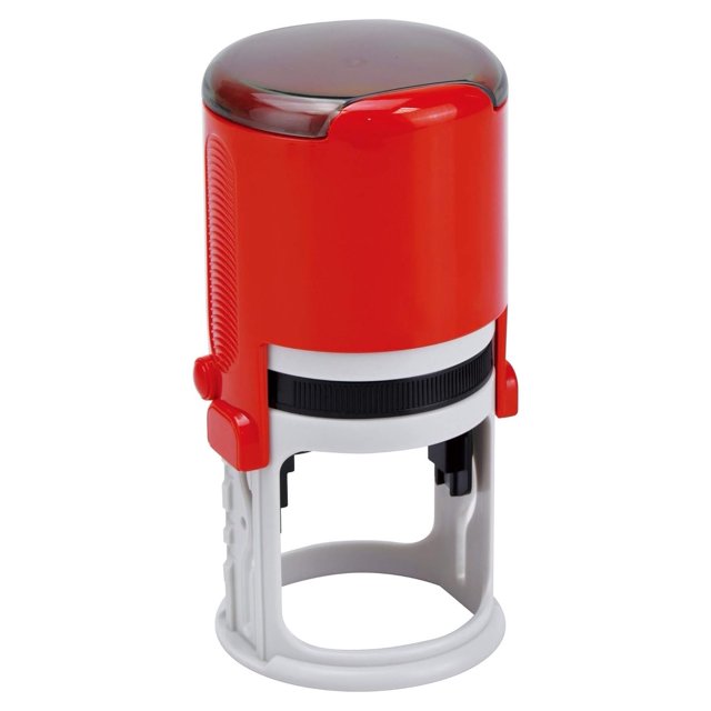 Round Notary Stamp for State of South Self Inking Unit Shiny Printer R542 with Unique Body