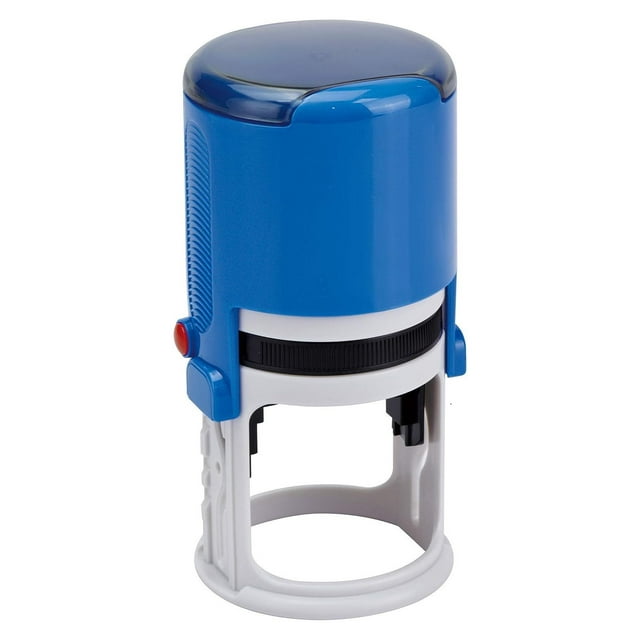 Round Notary Stamp for State of Texas Self Inking Unit Shiny Printer R542 with Unique Body