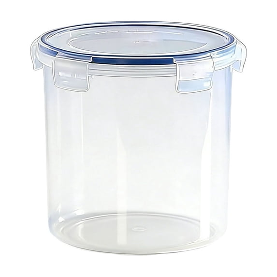 Round Oatmeal Container Multigrain Sealed Canister for Fresh Food Storage and Kitchen Organization