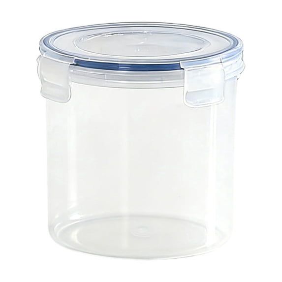 Round Oatmeal Container Multigrain Sealed Canister for Fresh Food Storage and Kitchen Organization