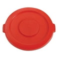 thumbnail image 1 of Rubbermaid Round Flat Top Lid for 32 Gal Commercial 2632 2632-46 2632-56 Red, 1 of 2