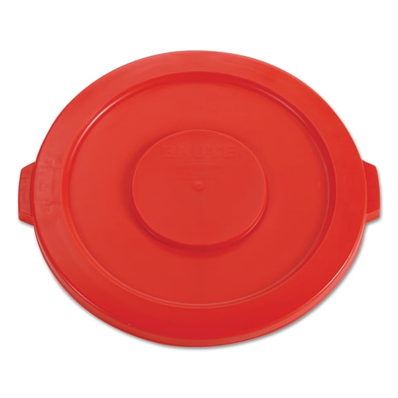 Rubbermaid Round Flat Top Lid for 32 Gal Commercial 2632 2632-46 2632-56 Red