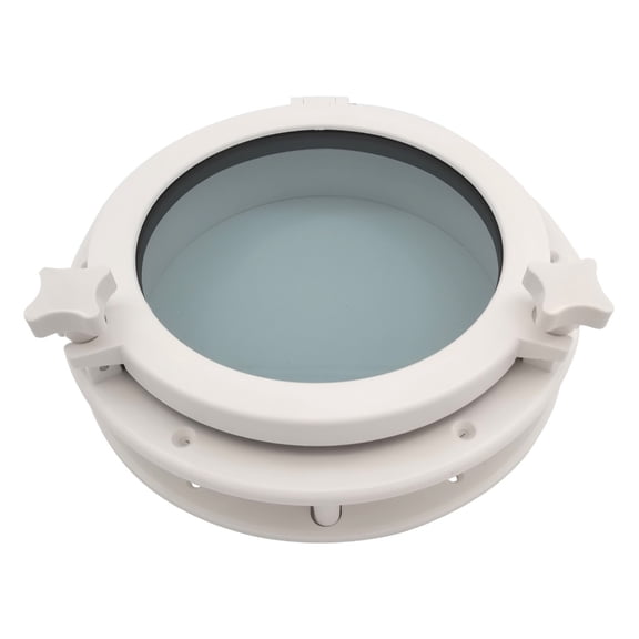 Round Opening Boat Window for Yachts and Yacht ABS Portlight Porthole Window 4mm Glass Resistant