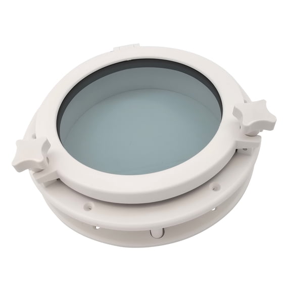 Round Opening Boat Window for Yachts and Yacht ABS Portlight Porthole Window 4mm Safety Glass Corrosions Resistant