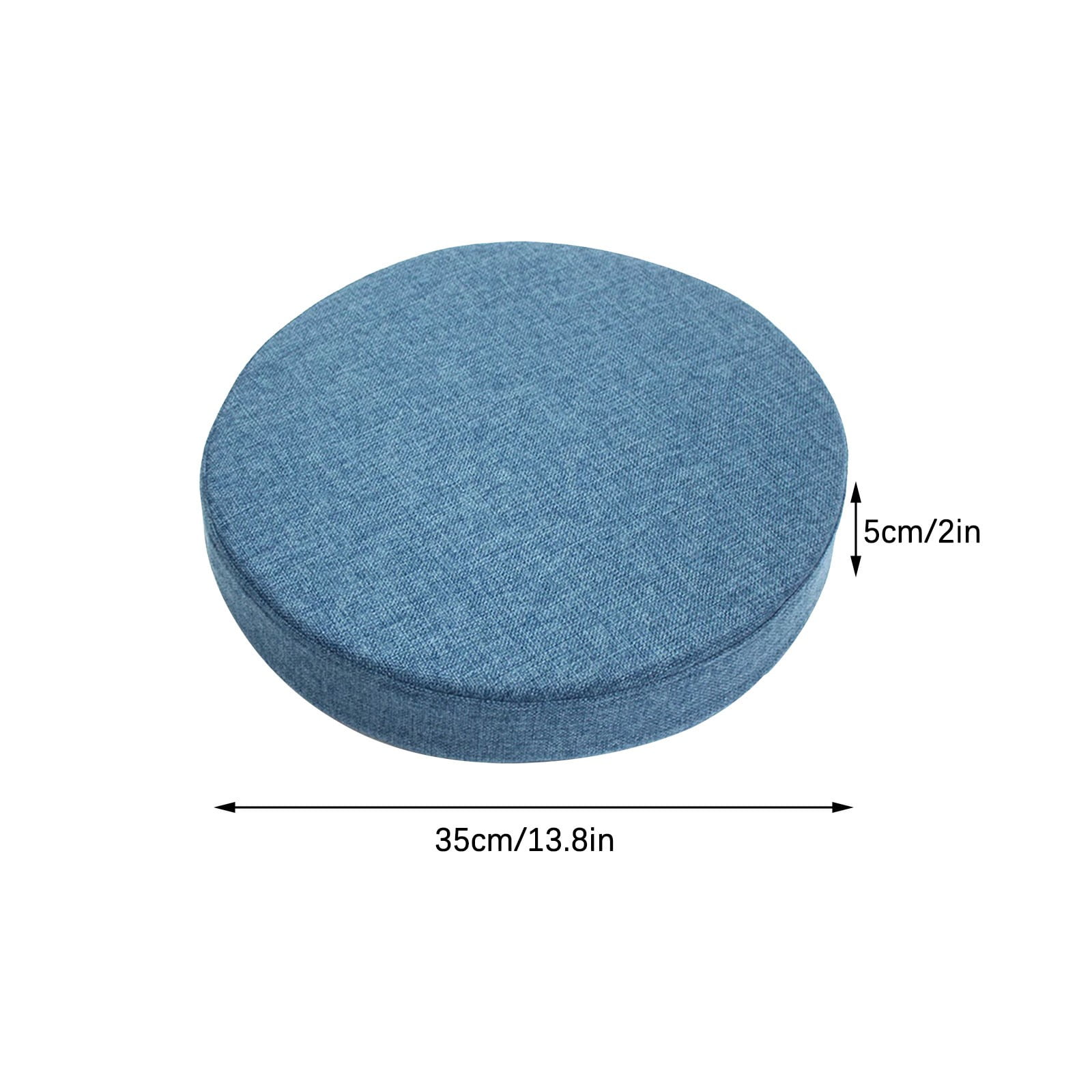 Round Outdoor Bistro Chair Cushions Thick Round Seat Cushions with Ties,Waterproof Round Patio