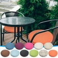 thumbnail image 1 of Round Outdoor Chair Cushions for Patio Furniture, Round Cushions for Outdoor Furniture, Round Patio Chair Cushions, Waterproof Patio Chair Cushion with Adjustable Ties for Garden Sofa Couch, 1 of 6
