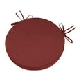 thumbnail image 1 of Round Outdoor Chair Cushions with Ties, Thick Patio Seat Pads for Garden Bistro Dining Chairs, Waterproof Indoor/Outdoor Furniture Cushions with Removable Machine Washable Fade Resistant Covers, 1 of 9