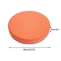 Round Outdoor Chair Cushions, Waterproof Patio Furniture Cushions for Garden Chairs, Comfortable and Supportive Cushions with Non-Slip Ties for Outdoor Relaxation