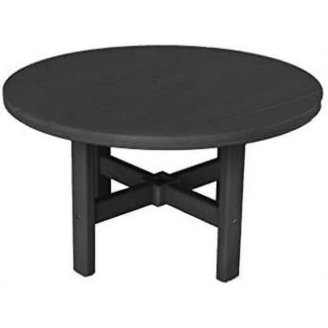 Round Outdoor Coffee Table Resin Outdoor Table Small All Weather