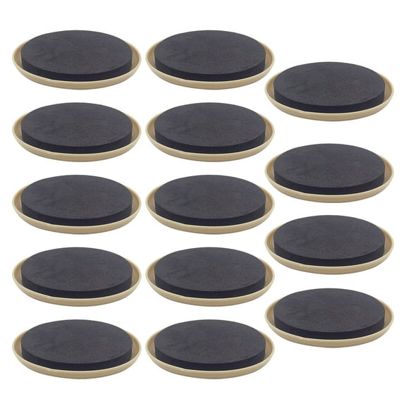 Round Outdoor Rug Plastic Rugs Furniture Slip Pad Moving Pads Sliders Mobile Mat Sliding 16 Pcs