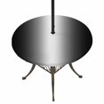 thumbnail image 1 of Round Outdoor Tablecloth with Umbrella Hole and Zipper, Black Grey Ombre Tablecloth with Elastic Waterproof, Aesthetics Modern Abstract Art Gradient Patio Table Covers for 31" - 35" Pool Tables, 1 of 9
