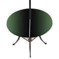 thumbnail image 1 of Round Outdoor Tablecloth with Umbrella Hole and Zipper, Green Black Ombre Fitted Table Cover with Elastic Edge for 36-44 Inch, Modern Gradient Abstract Art Waterproof Patio Tablecoths for Picnic, 1 of 9