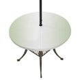 thumbnail image 1 of Round Outdoor Tablecloth with Umbrella Hole and Zipper, Light Green Ombre Fitted Table Cover with Elastic Edge for 31-35 Inch, Modern Gradient Abstract Art Waterproof Patio Tablecoths for Picnic, 1 of 9