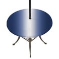 thumbnail image 1 of Round Outdoor Tablecloth with Umbrella Hole and Zipper, Navy Blue Ombre Tablecloth with Elastic Waterproof, Aesthetics Modern Abstract Art Gradient Patio Table Covers for 36" - 44" Pool Tables, 1 of 9